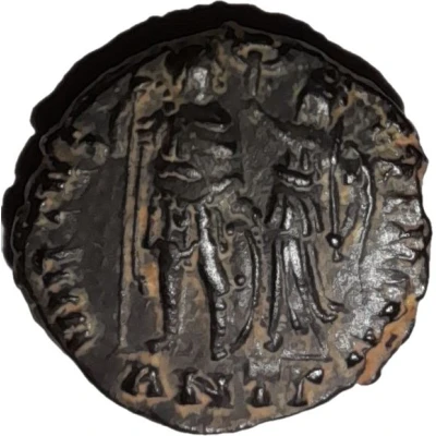 Follis - Arcadius VIRTVS EXERCITI; Antioch back