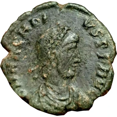 Follis - Arcadius VIRTVS EXERCITI, Cyzicus front