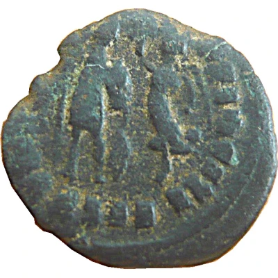 Follis - Arcadius VIRTVS EXERCITI; Nicomedia back