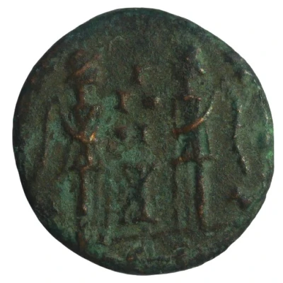 Follis - Constantinus I VICTORIAE LAETAE; Barbarous imitation back