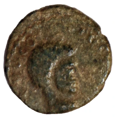 Follis - Constantius Gallus GLORIA EXERCITVS; Barbarous imitation front