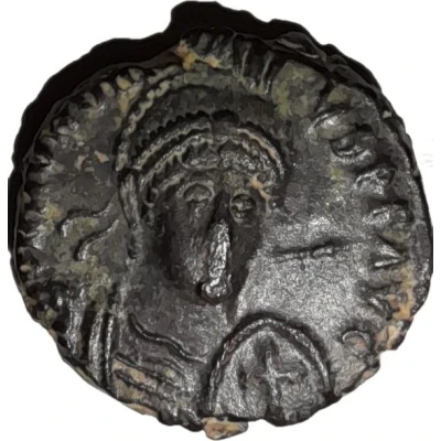 Follis - Honorius CONCORDIA AVGG; Antioch front