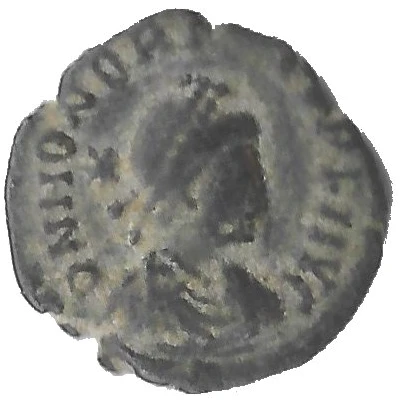 Follis - Honorius GLORIA ROMANORVM; Cyzicus front