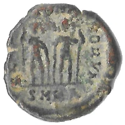 Follis - Honorius GLORIA ROMANORVM; Cyzicus back