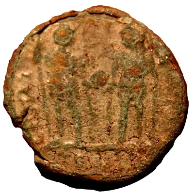 Follis - Honorius GLORIA ROMANORVM; Strike under Theodosius II; Constantinopolis back