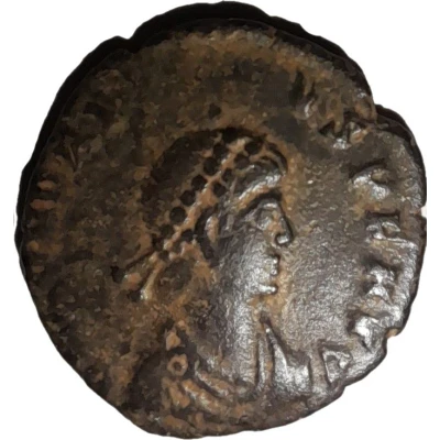 Follis - Honorius VIRTVS EXERCITI; Cyzicus front