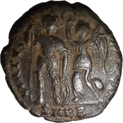 Follis - Honorius VIRTVS EXERCITI; Cyzicus back