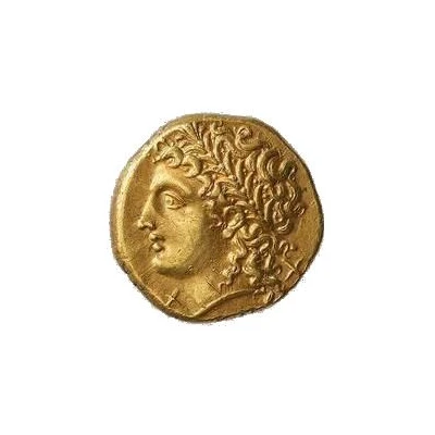 Gold 20 Asses 301 BC - 265 BC front