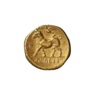 Gold 20 Asses 301 BC - 265 BC back