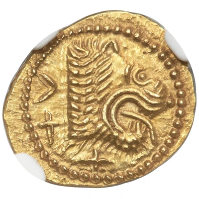 Gold 25 Asses Lion's head series I 211 BC - 206 BC front