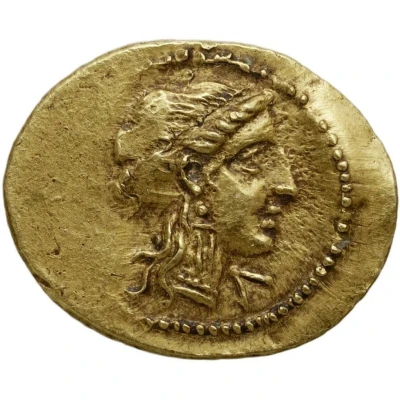 Gold 5 Asses 301 BC - 265 BC front