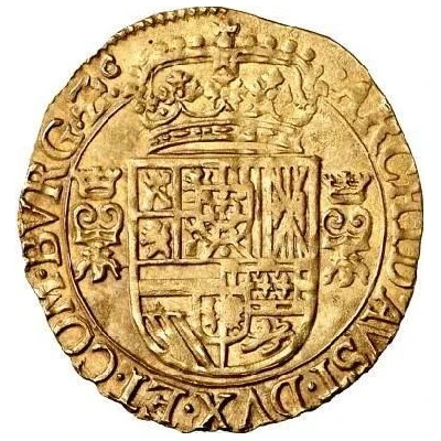 Gold Crown - Philip IV back