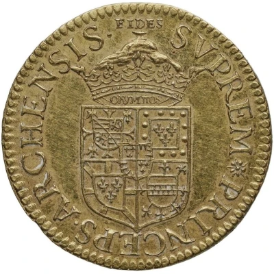 Gold Ecu - Charles I back