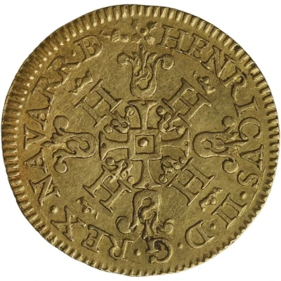 Gold Ecu - Henry II front