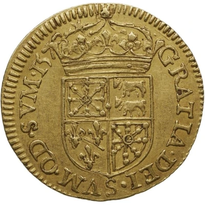 Gold Ecu - Henry II back