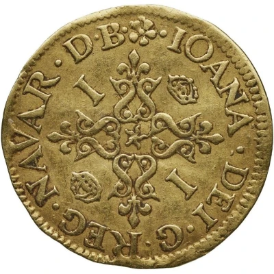 Gold Ecu - Joan of Albret front