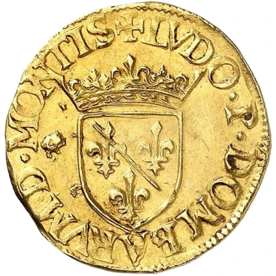 Gold Ecu - Louis II front