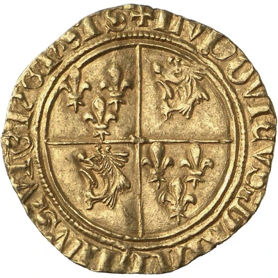 Gold Ecu - Louis II ND front