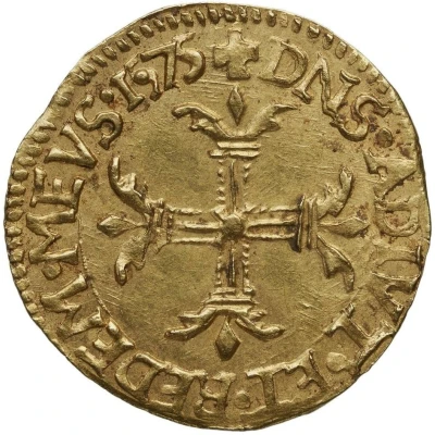 Gold Ecu - Louis II back