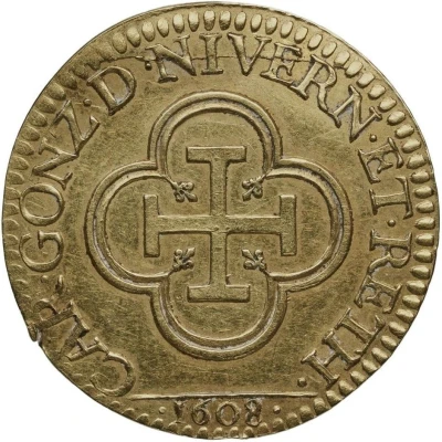 Gold Florin - Charles I front