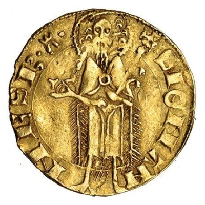 Gold Florin - Gaston Phoebus ND back