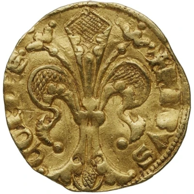 Gold Florin - Gaston Phoebus ND front