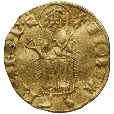 Gold Florin - Gaston Phoebus ND back