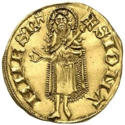 Gold Florin - Philip I of Rouvres ND back