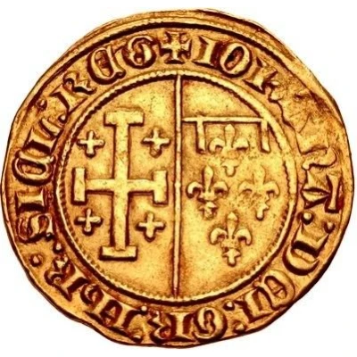 Gold Florin of Provence - Joanna I IOHANA DEI GR IhR SICIL REG ND front