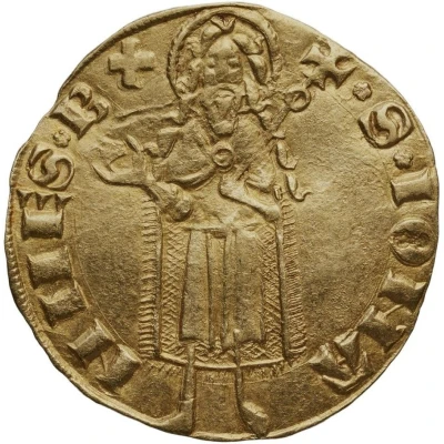 Gold Florin with crosslet - Amadeus VII ND back