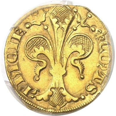 Gold Florin with crown - Joanna I ND front