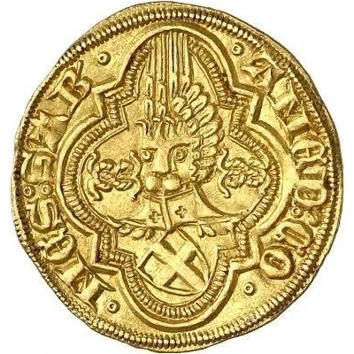 Gold Florin with shield - Amadeus VII ND front