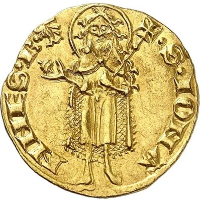 Gold Guilder - Charles I, Dauphin ND back