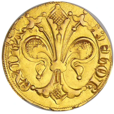 Gold Guilder - Charles II of Navarre ND front