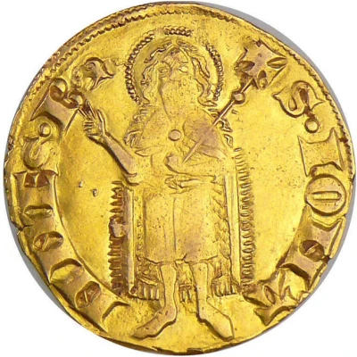 Gold Guilder - Charles II of Navarre ND back