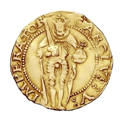 Gold Guilder - Charles V / Philip II front