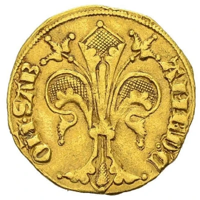 Gold Guilder with crosslet - Amadeus VI ND front