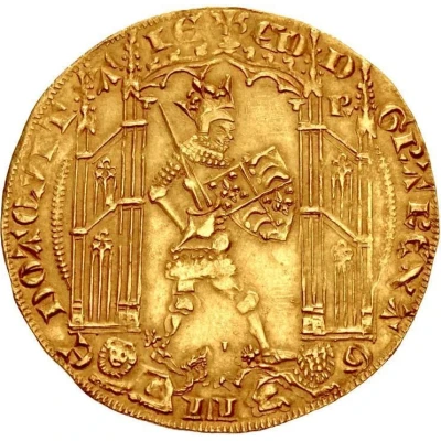 Gold Guyennois - Edward III 3rd type ND front