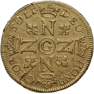 Gold Louis - William IX back