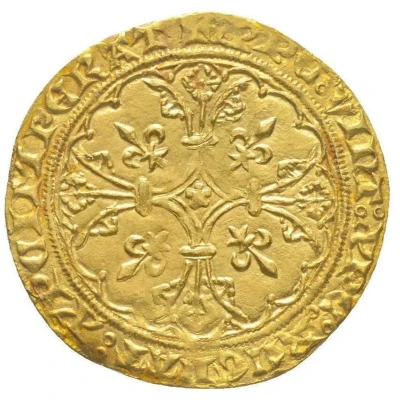 Gold Royal - Charles II of Navarre ND back