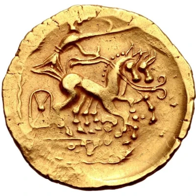 Gold Stater without monogram 225 BC - 175 BC back