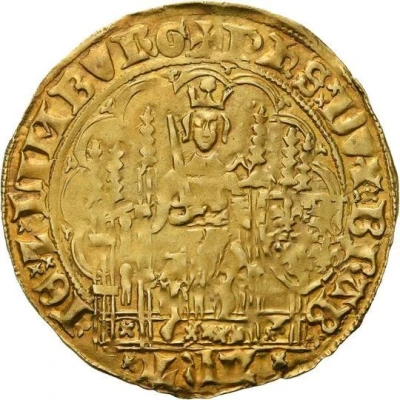 Gold Écu - Philip of Saint Pol ND front