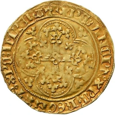 Gold Écu - Philip of Saint Pol ND back