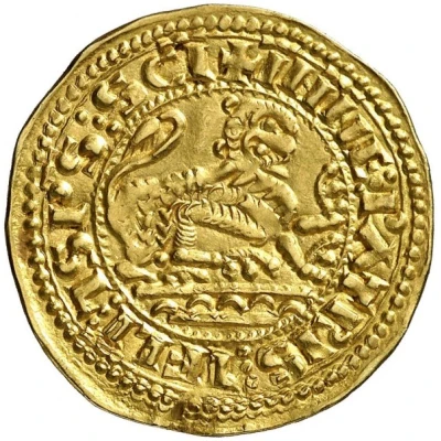 Gold maravedi - Alfonso IX ND front