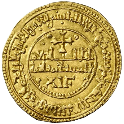 Gold maravedi - Alfonso VIII front