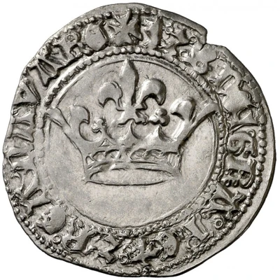 Groat - John II and Blanche I ND front