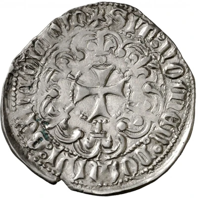 Groat - John II and Blanche I ND back