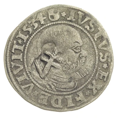 Groschen Siege coinage; countermarked front