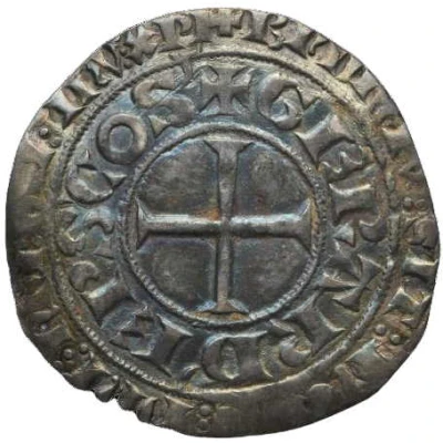 Groschen Tournois - Gerard III ND front