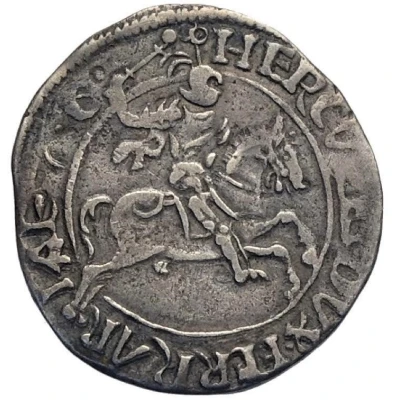 Grossetto of 2 Soldi - Ercole I on Horseback ND front